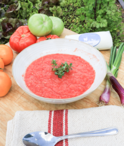 Raw tomato soup