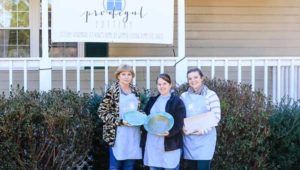 The Prodigal Pottery employees are residents at King's Home, which is a shelter for women and children fleeing domestic abuse.