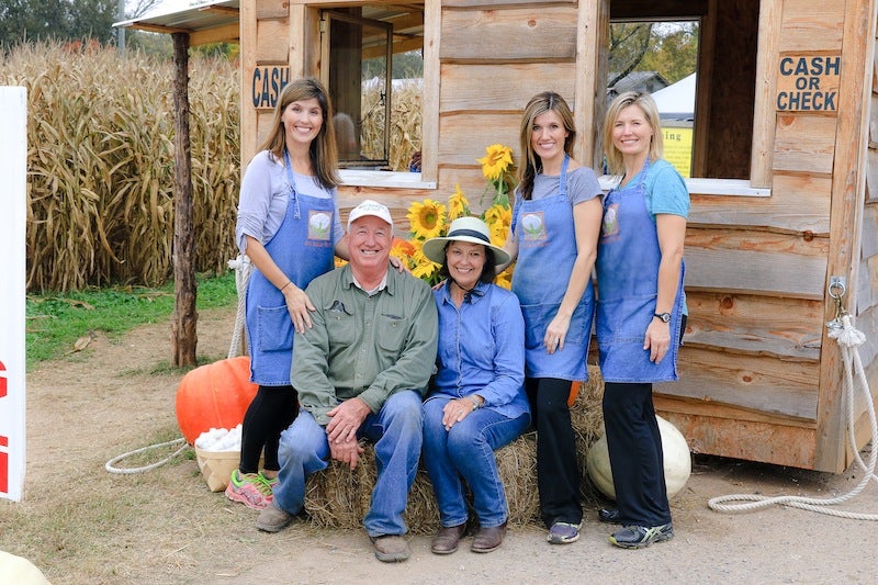 Festivities at Old Baker Farm in Harpersville are in full swing.