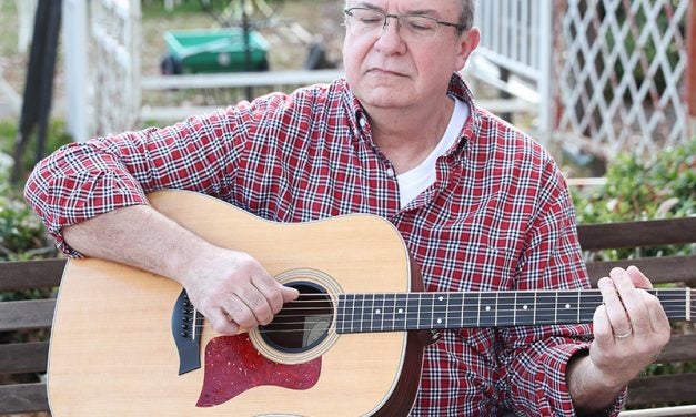 Guitarist Earl Waller enjoys sharing his passion for music